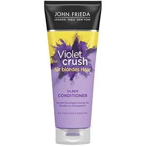John Frieda Violet Crush Silver Conditioner - Inhoud: 250 ml - Voor blond haar - Brengt de blonde tint in balans