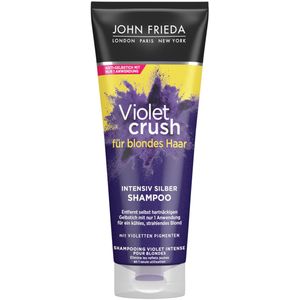 John Frieda Violet Crush Intensieve shampoo, anti-vergeling, ook tegen oranje tinten, met paarse pigmenten, 250 ml