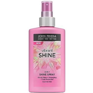 John Frieda Vibrant Shine multifunctionele haarlak voor Glanzend en Zacht Haar 150 ml