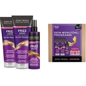 John Frieda Frizz Ease Wunder Repair Kit bevat shampoo, conditioner, Instant Care Spray & MegRhythm Eye Mask - Wellness-programma voor thuis