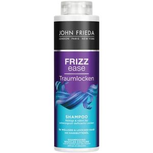 John Frieda Dream Locks Shampoo - Voordeelgrootte 500 ml - Frizz Ease serie - Haartype: krullend, golvend en weerbarstig - kastmaat