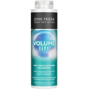 John Frieda Volume Lift Shampoo - Voordeelgrootte 500 ml - Voor volume en volheid - Haartype: fijn, fijn, plat, cabinegrootte