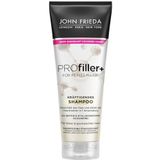 John Frieda Profiller+ Shampoo - inhoud: 250 ml - haartype: fijn, verzwakt - versterkt de haarstructuur in één toepassing - siliconenvrij