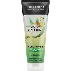 John Frieda - Detox & Repair - Conditioner - 250 ml - Voor Beschadigd Haar
