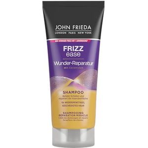 John Frieda Wunder Repair Shampoo, inhoud 75 ml, reisformaat, ideaal om te testen of te reizen, Frizz Ease serie