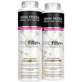 John Frieda - PROfiller+ - Shampoo en Conditioner - Biotine en Hyaluronzuur - 500 ml