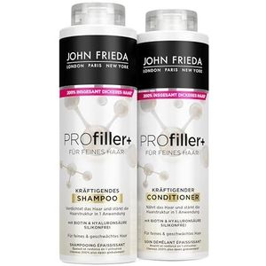 John Frieda - PROfiller+ - Shampoo en Conditioner - Biotine en Hyaluronzuur - 500 ml