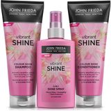 4x John Frieda Vibrant Shine Colour Conditioner 250 ml