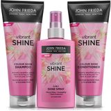 4x John Frieda Vibrant Shine Colour Shampoo 250 ml