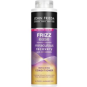 John Frieda Frizz Ease Miraculous Recovery Conditioner voor Droog, Beschadigd en Pluzig Haar - 500 Milliliter - Herstelt Beschadigd Haar