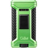 Colibri - Ascari - Aansteker - Zwart-Groen - Triple-Jet Flame