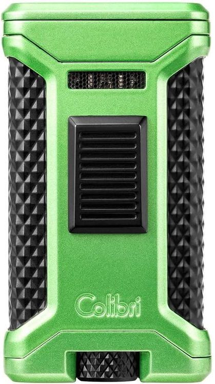 Colibri - Ascari - Aansteker - Zwart-Groen - Triple-Jet Flame