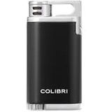 Colibri - Belmont - Aansteker - Zwart-Chroom - Single Jetflame