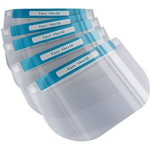 Safety EHBO PET gezichtsscherm, 29 x 25 cm, pak van 5, A501PETPK5