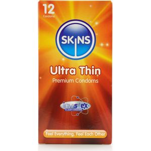 Skins - Ultra Thin - Condooms - Transparant - 4 Stuks