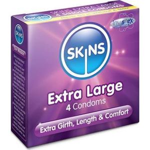 Skins - Extra Large - Condooms - 4 st