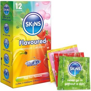 Skins *Flavoured* Fun Flavours 12 Condooms