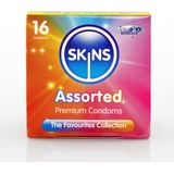 Skins - Assorted - Condooms - Transparant - 16 Stuks