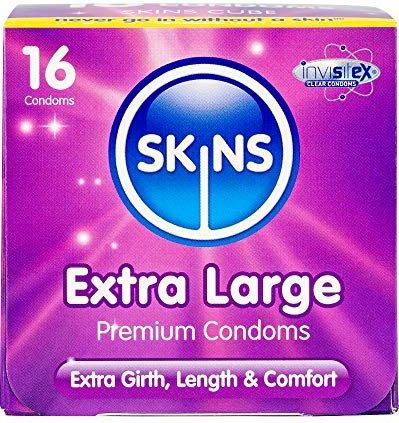 Skins - Extra Large - Condooms - 16 stuks - Vanilla