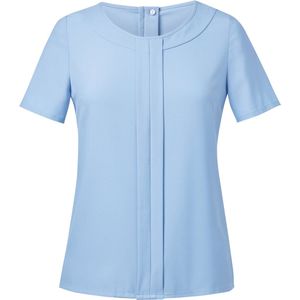 Brook Taverner - VERONA BT2280 - Blouse - Sky Blue - Korte Mouwen