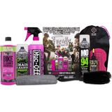 Muc-Off Family Bike Care Kit - complete verzorgingsset voor het reinigen en onderhouden van alle soorten fietsen - inclusief fietsreiniger, kettingreiniger en droog kettingsmeermiddel