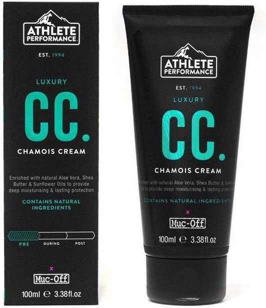Muc-Off Athlete performance chamois cream 100ml zitvlak crEme - ZWART