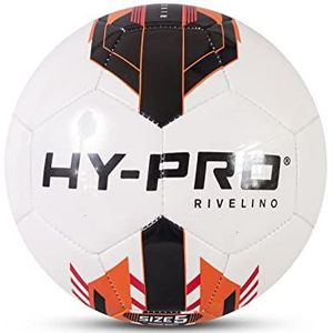 Hy-Pro Rivelino trainingsbal rood zwart oranje maat 4