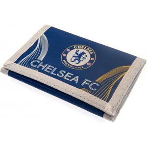 Chelsea portefeuille blauw/wit