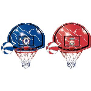 Mini indoor basketbalmand voor kinderen en volwassenen, basketbalbord om op te hangen aan de deur, compleet pakket met ring, 2 ballen en pomp, origineel cadeau