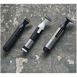 Remington Omniblade baardtrimmer voor heren [trimmen styleer] (hybride, duurzaam lemmet, nauwkeurigheid bij 0,15 mm, 5 kammen 1-5 mm, nat en droog) baardtrimmer HG1000