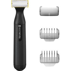 Remington Omniblade baardtrimmer voor heren [trimmen styleer] (hybride, duurzaam lemmet, nauwkeurigheid bij 0,15 mm, 5 kammen 1-5 mm, nat en droog) baardtrimmer HG1000