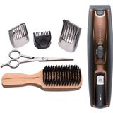 Baardtrimmer MB4046 - Baardkit - Inclusief Opzetstukken en Borstel - Zwart