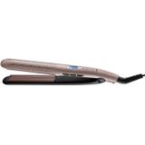 Remington Céramique Lisseur S7970 [Lissage sur cheveux mouillés ou sec] Wet2Straight Pro (Lisse & sèche en même temps, Système de ventilation exclusif, capteur d'humidité, écran LCD)
