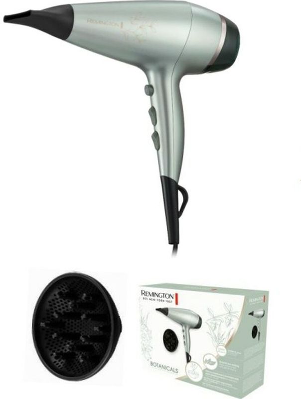 Remington - AC5860 - Föhn - Zwart - Met Diffuser en Stylingmondstuk