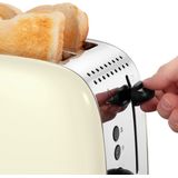 Russell Hobbs 26551-56, 2 Scheibe(n), Creme, Silber, Knöpfe, 3 Jahre, 1600 W, 0,61 m