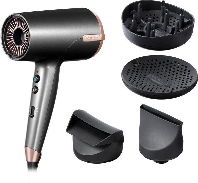 Remington - ONE Dry & Style - Föhn - Zwart - 2000 Watt - 4 Opzetstukken