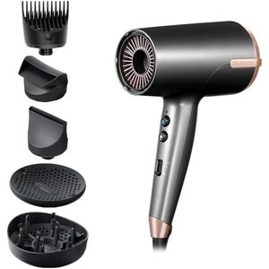 Remington - D6078 - Föhn - 2000 Watt - 120 km/h Luchtstroom - 5 Opzetstukken