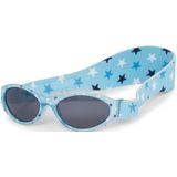 Dooky Baby Banz Blue Star zonnebril voor baby's (0-2 jaar, UV-A & UV-B bescherming, zonwering met onbreekbaar glas, met neopreen hoofdband), Blue Star