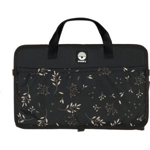 Dooky Traveller - Reisbed - Opvouwbaar - 0-6 maanden - Black Leaves