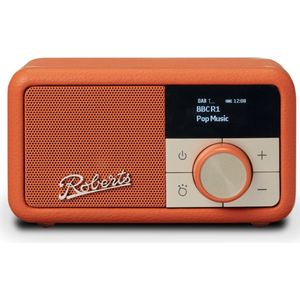 Roberts Radio Revival Petite Draagbaar Analoog & digitaal Oranje