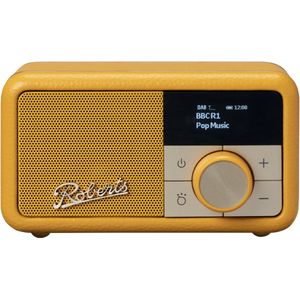 Roberts Revival Petite 2 mini DAB  en FM radio met Bluetooth ontvangst - Geel