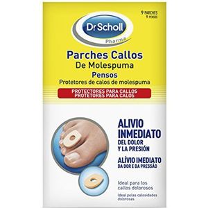 Scholl Patches van schuimrubber, zwart, standaard, 9 stuks