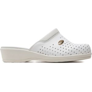 Scholl - Back Guard - Klomp - Wit - Fretten Leer