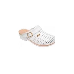 Scholl - Super Comfort - Klomp - Wit - Leer