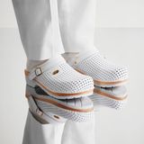 Scholl - Super Comfort - Klomp - Wit - Leer