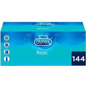 Durex Slim Fit (Basic) Condooms 144 stuks (grootverpakking)