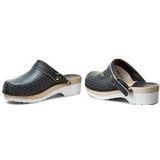 Scholl - Super Comfort - Klomp - Navy Blue - Leer - Ergonomisch Voetbed