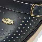 Scholl - Super Comfort - Klomp - Navy Blue - Leer - Ergonomisch Voetbed