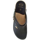 Scholl - Super Comfort - Klomp - Navy Blue - Leer - Ergonomisch Voetbed