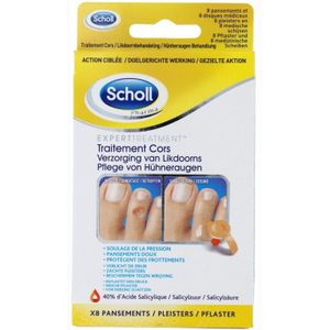 Scholl Pharma Likdoorn Verwijderpleisters - 8 stuks